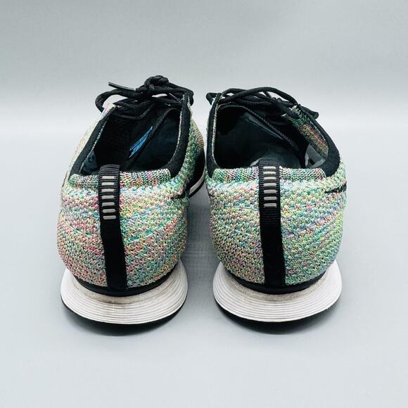 Nike Shoes Mens 11 Multicolor Knit 2.0 Flyknit Racer Athletic Running Sneakers - Picture 7 of 12